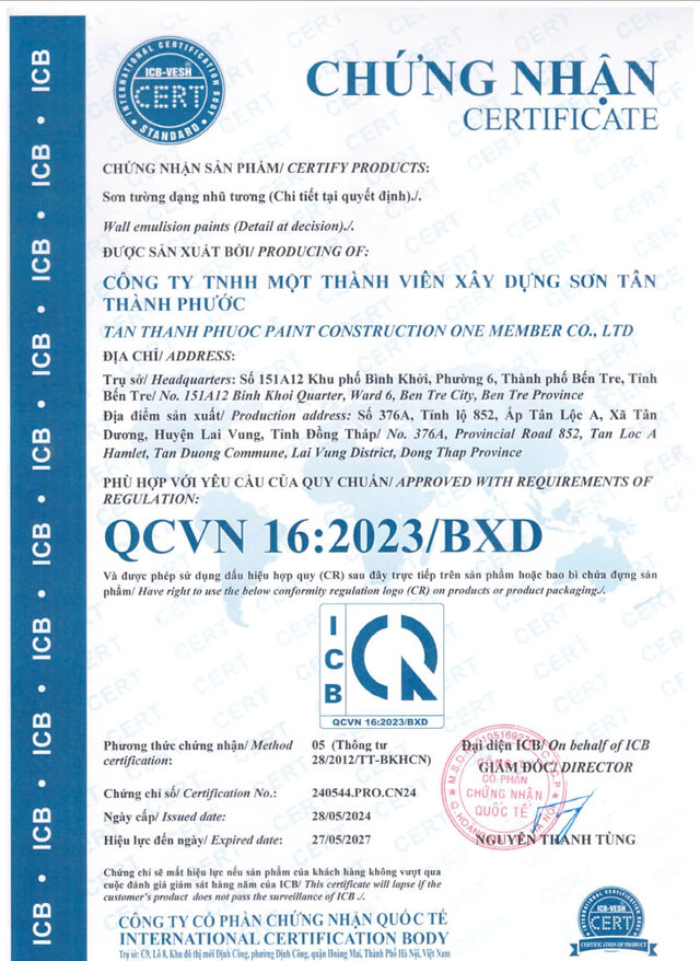 Chứng nhận hợp quy QCVN 16:2023/BXD